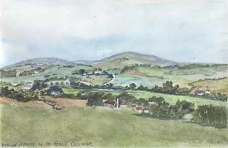 View of Black Craig by Patricia McCrow, Watercolour